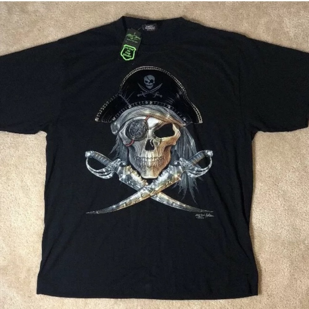 Rock Chang Black T-Shirt Tattoo Glow in Dark